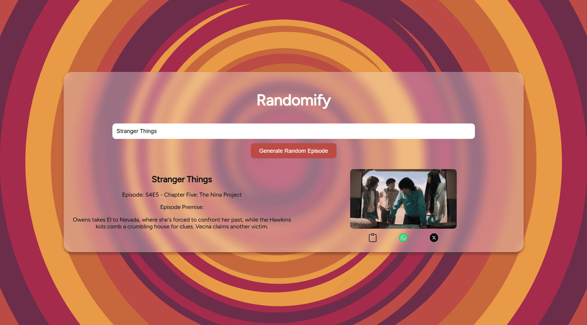 Randomify EpiGen